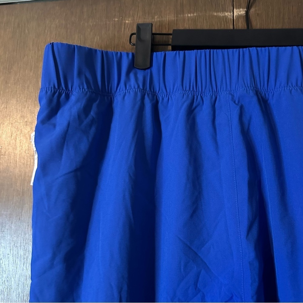 GAP Women's GapFit Recycled Fleece-Lined Track Pants Bristol Blue Sz XL Gym - Picture 5 of 12